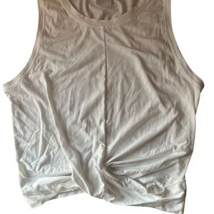 Athletes Women's White Sleeveless Top